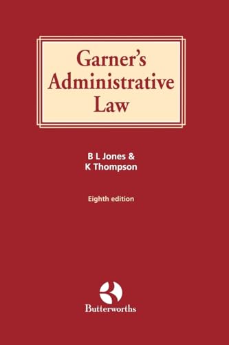 Garner's Administrative Law von Oxford University Press
